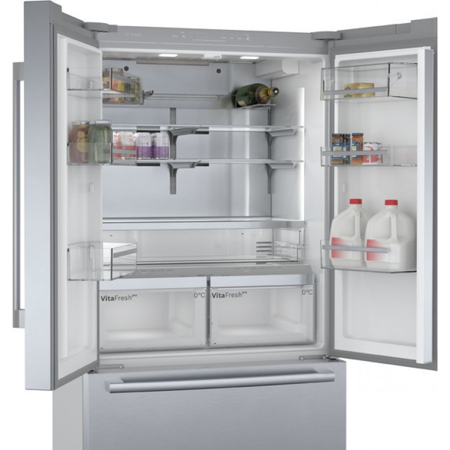 Bosch KFF96PIEP Ψυγείο Ντουλάπα 573lt Inox Υ183xΠ90.5xΒ70.6εκ.